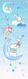 Komar Fotobehang - Winnie Pooh Piglet and Stars 100x280cm - Vliesbehang