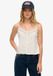 Superdry - Camisole à boutons - Femme - Cardigans - Blanc cassé - Coton - Taille UK14/EU42
