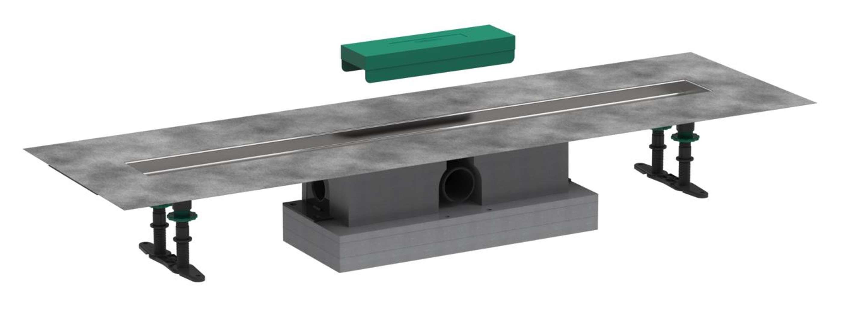 Hansgrohe uBox universal - Complete set voor standaard installatie 90 cm douchegoten rvs 56025180