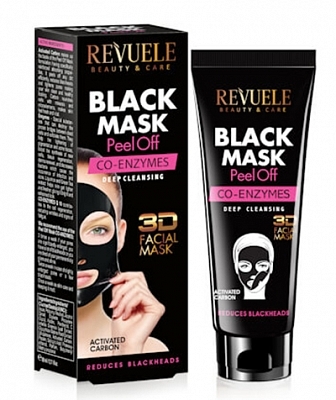 REVUELE Black Mask Peel Off Co Enzymes