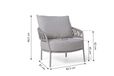 4 Seasons Outdoor 4 Seasons Calma living chair LOFT with 2 cushions