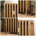 Isabel Radiateur fonte - H 66cm x L 27,1cm x P 25,2cm - Six rangs - Or baroque