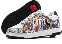 Breezy Rollers jongens sneakers met wieltjes wit - Maat 34