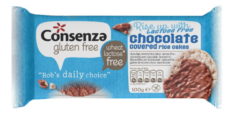 Consenza Rijstwafel choco 100gr