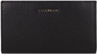 COCCINELLE Leren Portemonnee Metallic Soft Wallet Noir Zwart