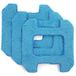 EZIclean® Lot de 3 microfibres bleues Hobot 298