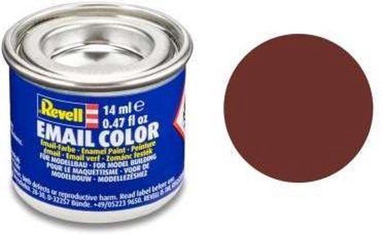 Revell #37 Reddish Brown (Dakpanrood) - Matt - RAL3009 - Enamel - 14ml