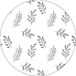 Bonateks, Ronde digitaal bedrukte muismat, antislip onderkant, voor kantoor en thuis, diameter: 22 cm