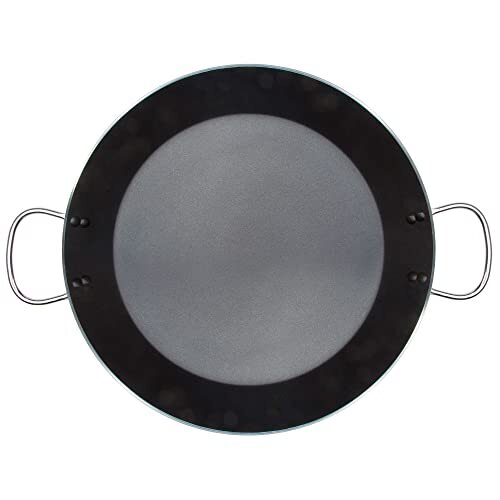 WECOOK Kratha Paella-pan inductie, 34 cm, 6 porties, anti-aanbaklaag steen, ecologisch PFOA, aluminium geperst, 3 mm dik, vitrokeramiek, gas, vaatwasser