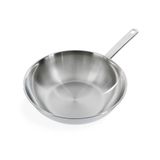 BK Wok - 28 cm - Inox - Avec Couvercle - Argent