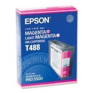 Epson inktpatroon kleur T488011 single pack / magenta