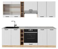 Vicco Keuken "Fame-Line", landwit, 235 cm