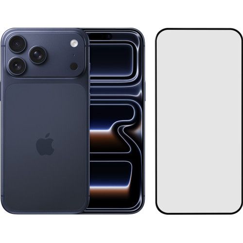Apple iPhone 17 Pro Max 2TB Blauw + BlueBuilt Screenprotector Glas