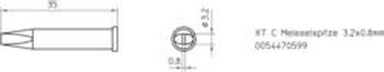 Weller XT-C Soldeerpunt Beitelvorm Grootte soldeerpunt 3.2 mm Inhoud: 1 stuk(s)
