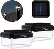 GreenBlue GB125 WW - 2 stuks Tuinlamp - LED-zonnelamp voor paal - 60 x 40 mm - envelopvormige kap - 3200K