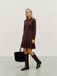 VERO MODA Robe en maille 'VMMikaela' brun chocolat