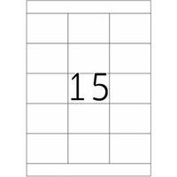 HERMA Premium - Papier - mat - permanent zelf-klevend - wit - 70 x 50.8 mm 1500 etiket(ten) (100 vel(len) x 15 gelamineerde etiketten