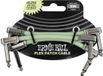 Ernie Ball 6474 Flex Patch Cables Patchkabel Glow in the Dark 7.5cm 3-Pack