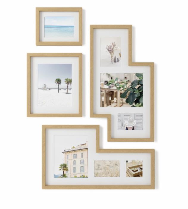 Umbra Mingle - Fotolijst - 69,22 cm x 8,26 cm x 38,40 cm - Zwart