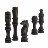 LOBERON Deco-object set van 5 Guillemineau antiekzwart