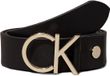 Calvin Klein Ck Adj.Logo Belt 3.5Cm Zwart Polyester Vrouwen