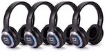 SubZero UHF Stille Disco Hoofdtelefoon, Set van 4
