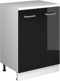 Vicco Rion Uitbreidingskast Zwart hoogglans/Wit 60 x 46 cm