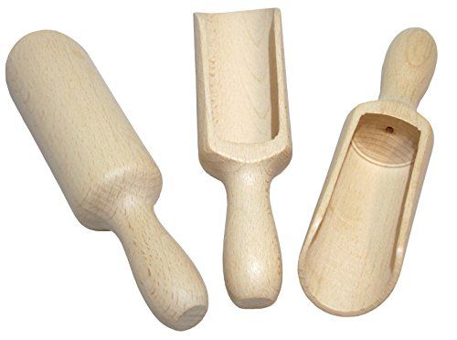 DB Gardentools Houten Scoop Set 4 stuks - 6;8.5;10;17cm