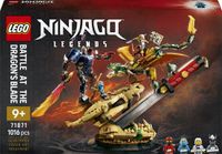 LEGO NINJAGO Bataille de l'Épée du Dragon Kit de Construction pour Enfants et Décoration de Chambre d'Enfant 71871