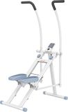 SPORTNOW Klimmachine - Staal, PP - 85x80x142cm - Wit