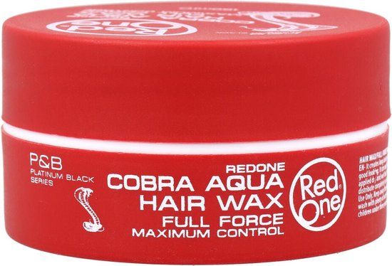 RedOne Cobra Aqua Hair Wax 150ml - Strong Hold - Made in France