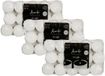 Acorde Bougies chauffe-plat - Blanc - 90x - 3 heures de combustion