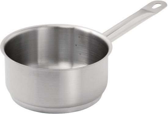 VOGUE - Stainless Steel Pans Voque Steelpan RVS 1 5ltr 16cm 7cm diep