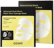 COSRX Snail Mucin Hydrogel Mask 3 pièces – Masque Visage Glass Glow