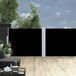 Maison Exclusive - Paravent rétractable, 140x1200 cm, Noir