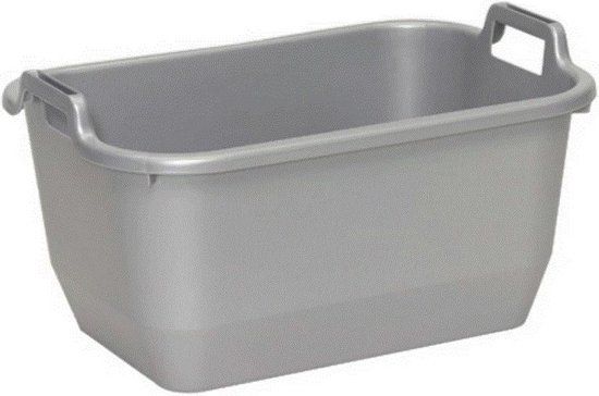 Keeeper Wasmand Gesloten Rechthoekig 63x45x29cm - 65 L - Grijs