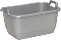 Keeeper Panier à linge Rectangulaire fermé 63x45x29cm - 65 L - Gris