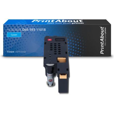 PrintAbout Compatible Dell 593-11018 Cyan Toner