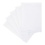 Landré Flipchart-papier, gerecycled, blanco, met 20 vellen per blok, 6 gaten, 5 stuks