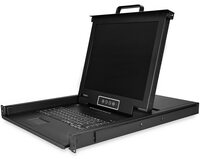 StarTech.com RKCONS1708K - 17" LCD KVM Console - 1280 x 1024 - Zwart