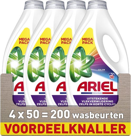 Ariel Wasmiddel Kleur - 4 x 50 Wasbeurten