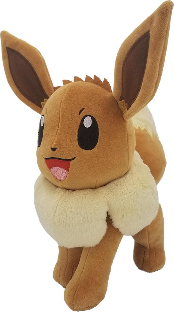 Pokémon PoKéMoN BO37959 Knuffeldier XXL Evoli Eevee 30 cm pluche dier - nieuw 2021 pluche officieel gelicentieerd speelgoed, meerkleurig