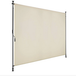 tectake Parasol Taija - Store à pince avec manivelle - 200 x 310 cm - UV50+ - Beige