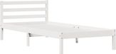 vidaXL Bedframe Wit Massief Vurenhout 225,5 x 85,5 x 69,5 cm