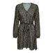 ONLY - ONLELLIE L/S V-NECK BUTTON DRESS FR PTM - Fille - Mini robe