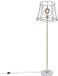 QAZQA kaso - Lampe sur pied | Lampadaire avec abat-jour - 1 ampoule - H 1750 mm - Noir Or
