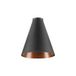 SLV LALU® CONE 15 Lampenkap E27 Zwart / Brons