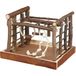 TRIXIE 5661 Natural Living speelbord voor vogels, 35 × 29 × 25 cm