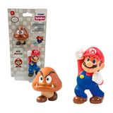 Bizak Super Mario en Goomba, badspeelgoed, zachte figuren die water werpen, badspeelgoed voor kinderen, set met 2 officiële Nintendo-figuren, vanaf 2 jaar (30693906-1)