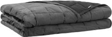 vidaXL Verzwaringsdeken Antraciet 200 x 225 cm 9 kg 100% Katoen